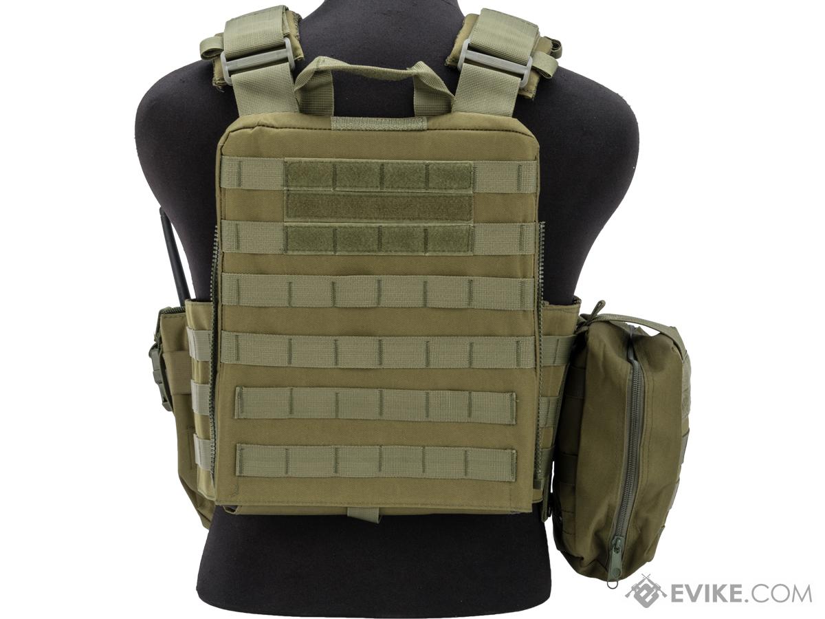 Matrix Adaptive Plate Carrier Vest w/ Cummerbund & Pouches (Color: OD ...