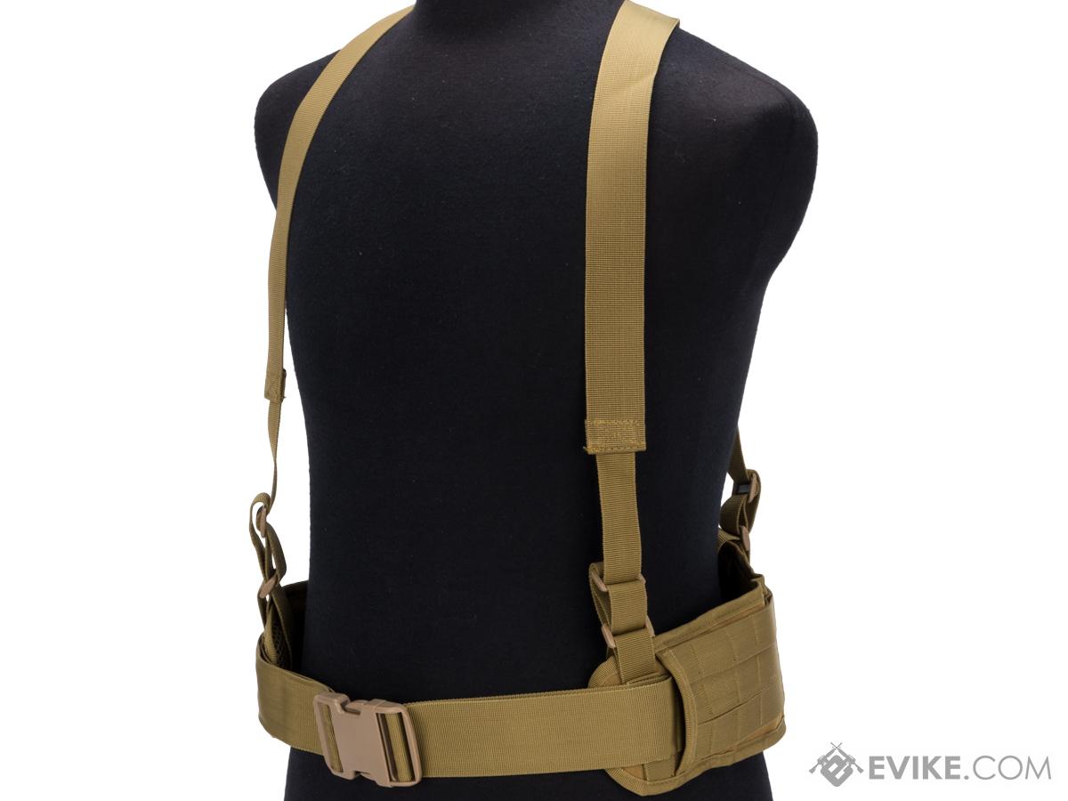 Matrix Battle Belt with Suspenders (Color: Tan), Tactical Gear/Apparel ...