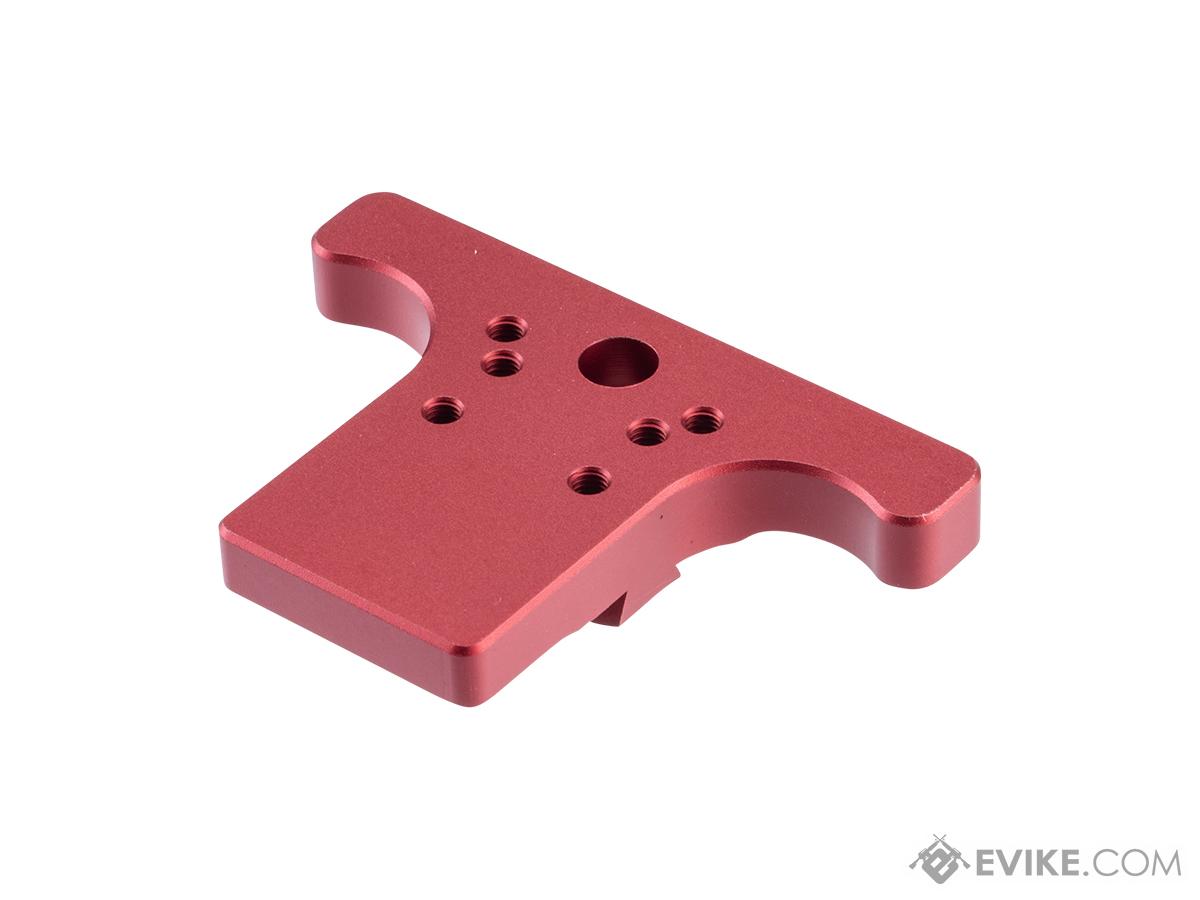 KJW Rear Sight Plate Optics Mount for ASG SP-01 Gas Blowback Airsoft Pistols (Color: Red)