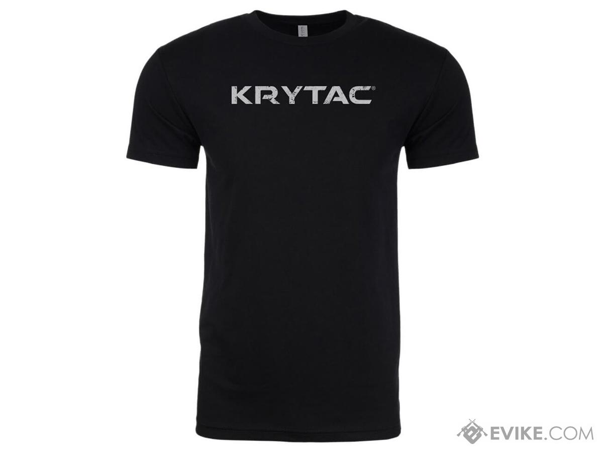 Krytac Distressed Logo T-Shirt (Color: Black / 2X-Large)