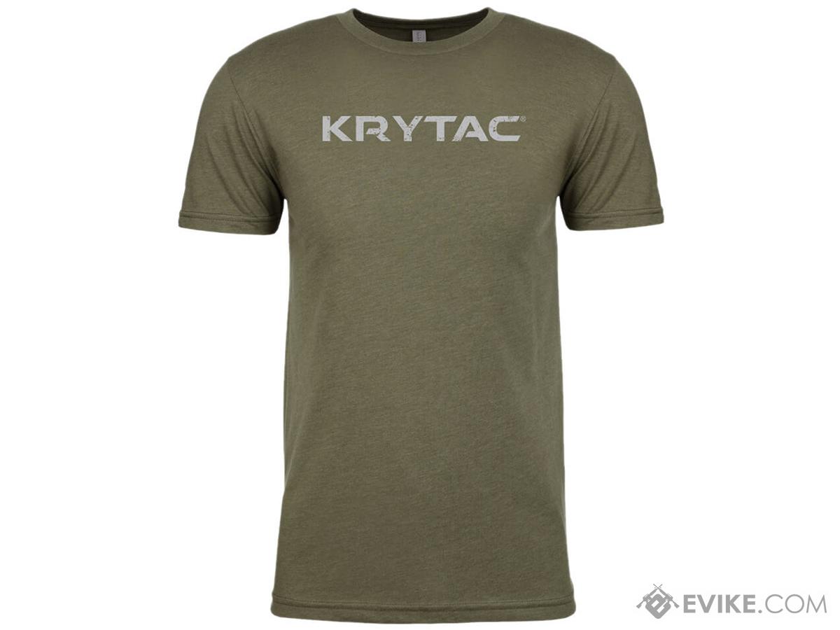 Krytac Distressed Logo T-Shirt (Color: Green / 2X-Large)