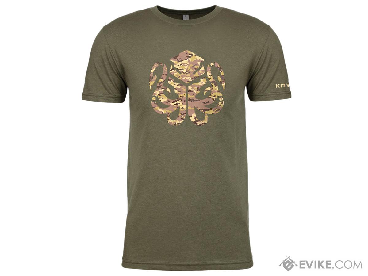 Krytac Icon Camo T-Shirt (Color: Desert Camo / Green / Small)