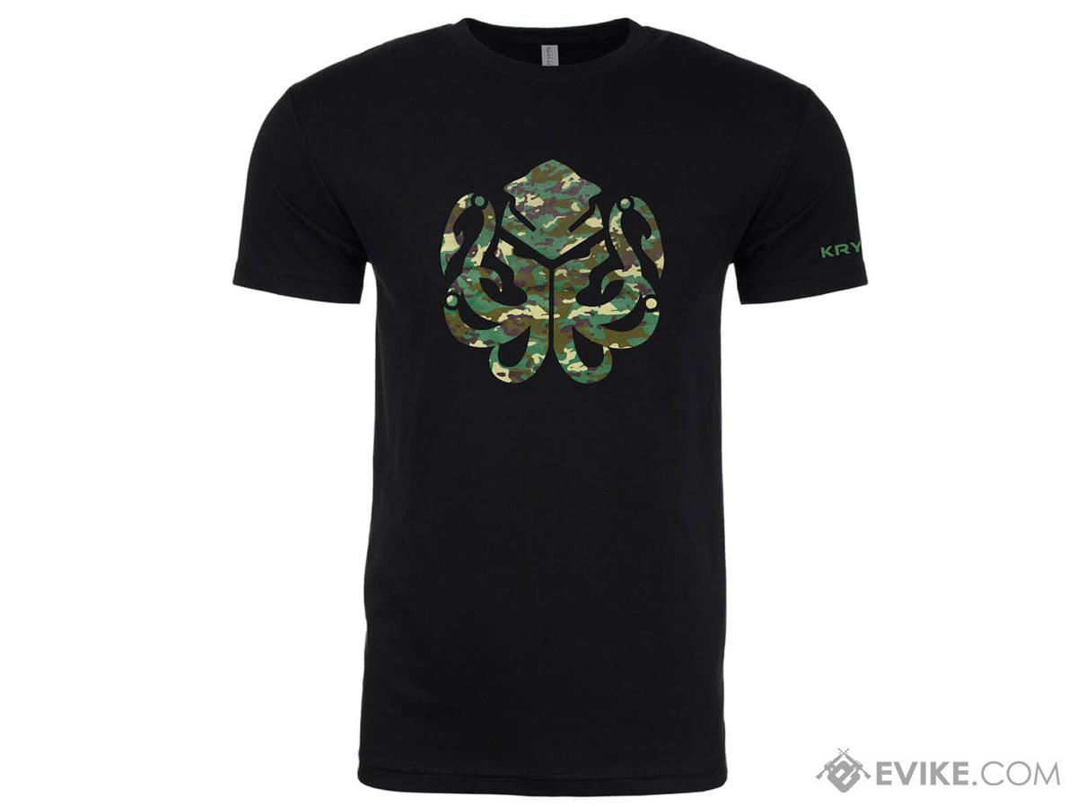 Krytac Icon Camo T-Shirt (Color: Jungle Camo / Black / X-Large)