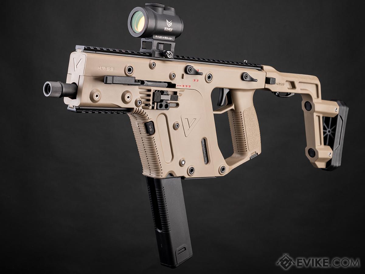 Krytac KRISS Vector Gas Blowback Airsoft GBB SMG (Color: Flat Dark Earth /  Gun Only), Airsoft Guns, Gas Blowback Rifles - Evike.com Airsoft Superstore