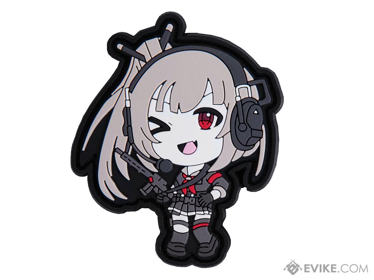 KTactical Tactical Anime Girl Squad PVC Morale Patch (Design:  Leader-chan), Tactical Gear/Apparel, Patches -  Airsoft Superstore