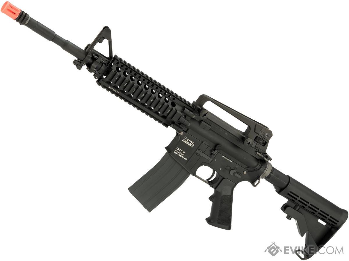 Evike.com Custom KWA LM4 Gas Blowback Rifle with Madbull Daniel Defense AR15 Lite 7 Rail