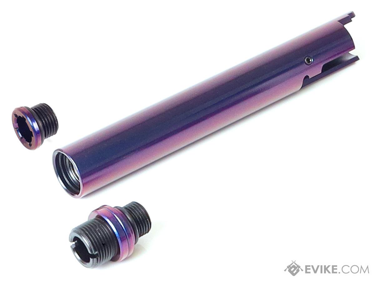 Nine Ball ZanShin Series Non-Recoiling Two-Way Outer Barrel for Marui Hi-CAPA 5.1 Series Gas Blow Back Pistols (Color: Murasaki Purple)