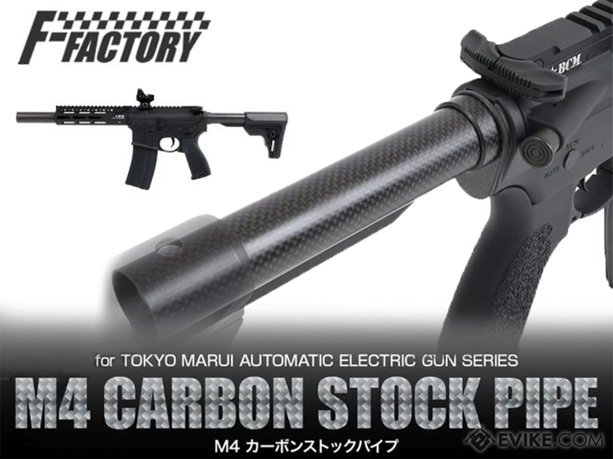 Laylax First Factory Carbon Stock Buffer Tube for Tokyo Mauri M4 AEG Rifles (Size: Standard)