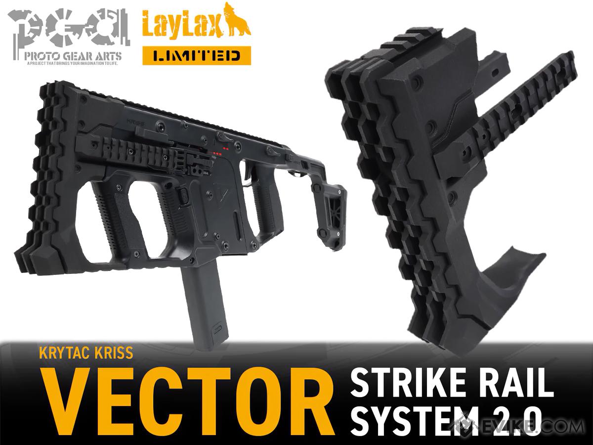 Laylax Limited Edition Strike Rail System 2.0 w/ Strike Grip Set for Krytac Kriss Vector Airsoft Guns