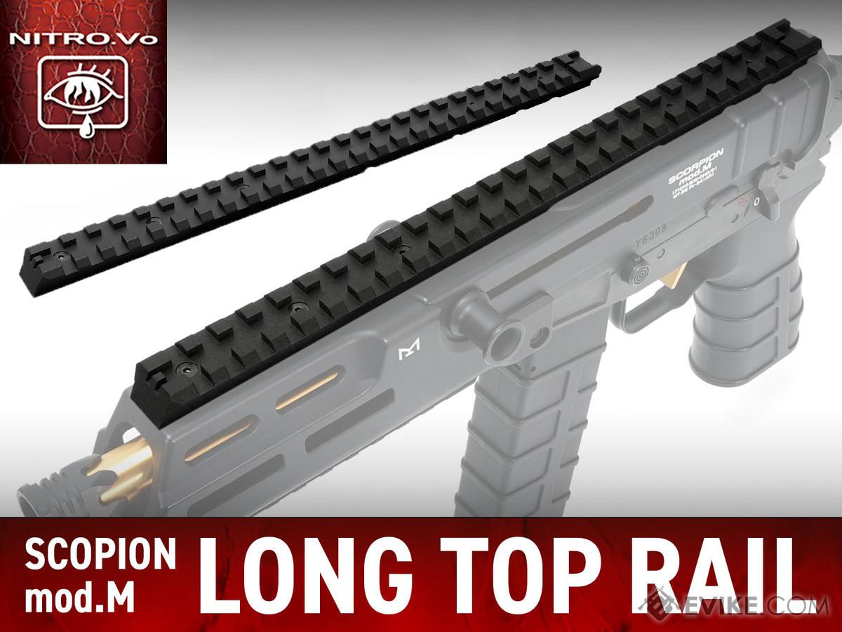 Laylax NITRO.Vo Top Long Rail for Tokyo Marui Scorpion MOD-M AEG Airsoft SMG