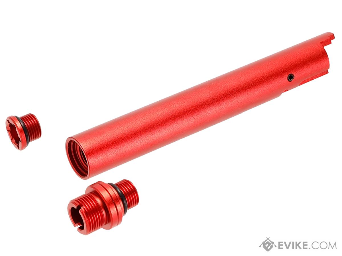 Nine Ball Non-Recoiling Two-Way Outer Barrel for Tokyo Marui Hi-CAPA 5.1 Series Gas Blow Back Pistols (Color: Red)