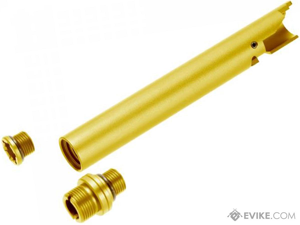 Nine Ball Fixed 2-Way Outer Barrel for TM Hi-CAPA D.O.R. Gas Blowback Pistol (Color: Gold)