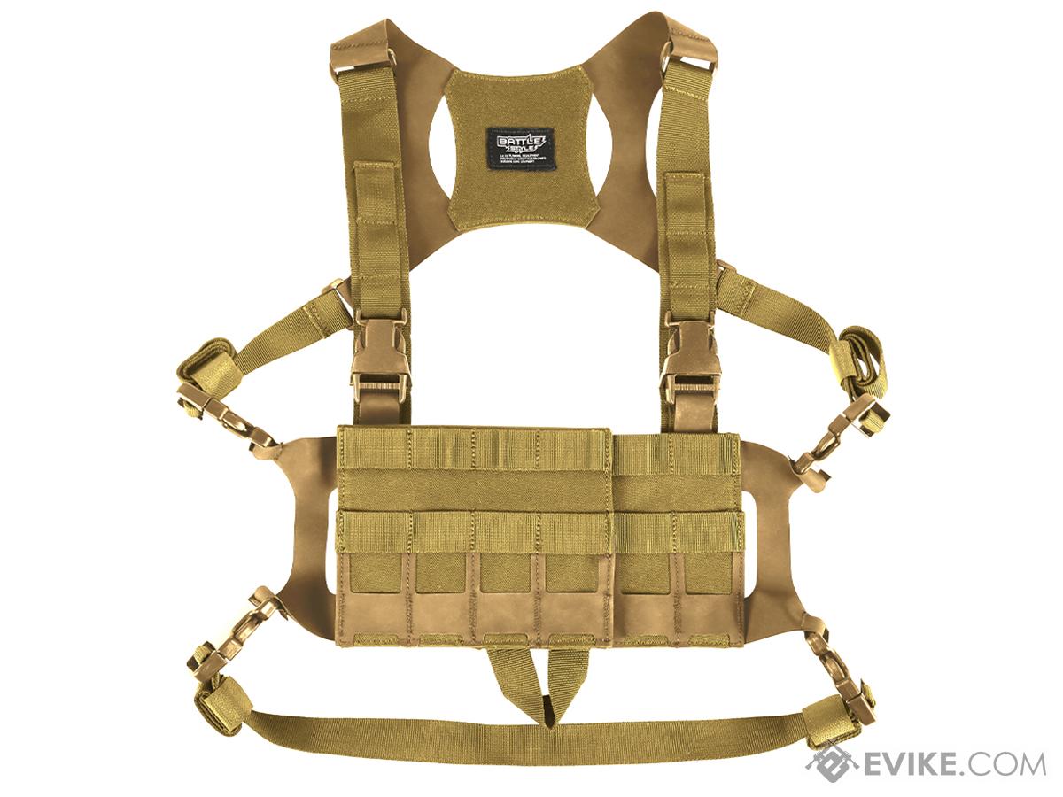 Laylax Battle Style Compact MOLLE Chest Rig (Color: Tan)