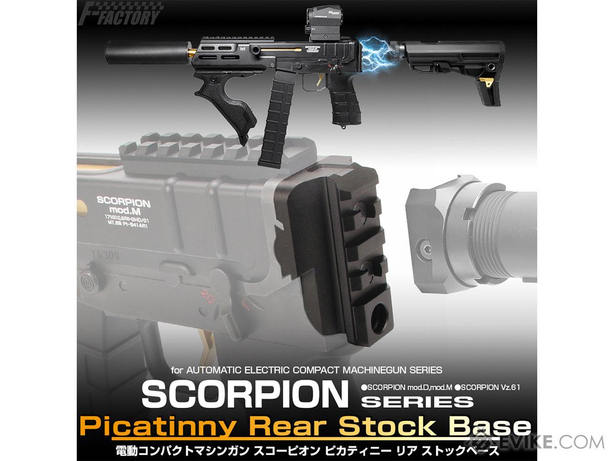 Laylax Picatinny Rear Stock Base for Tokyo Marui Scorpion Series