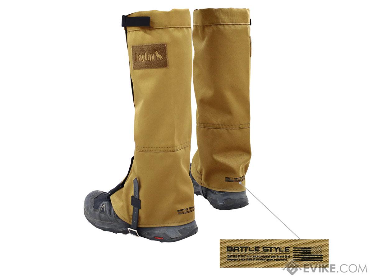 Laylax Battle Style Recon Gaiters (Color: Tan / Large - X-Large ...