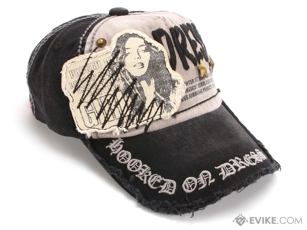 DRESS GIRL Denim Cap (Color: Black)