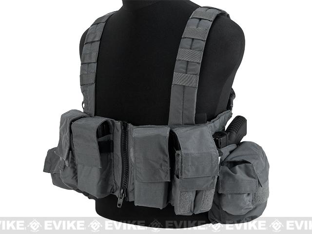 La Police Gear Tactical Chest Pack Attachment | Grey | Nylon