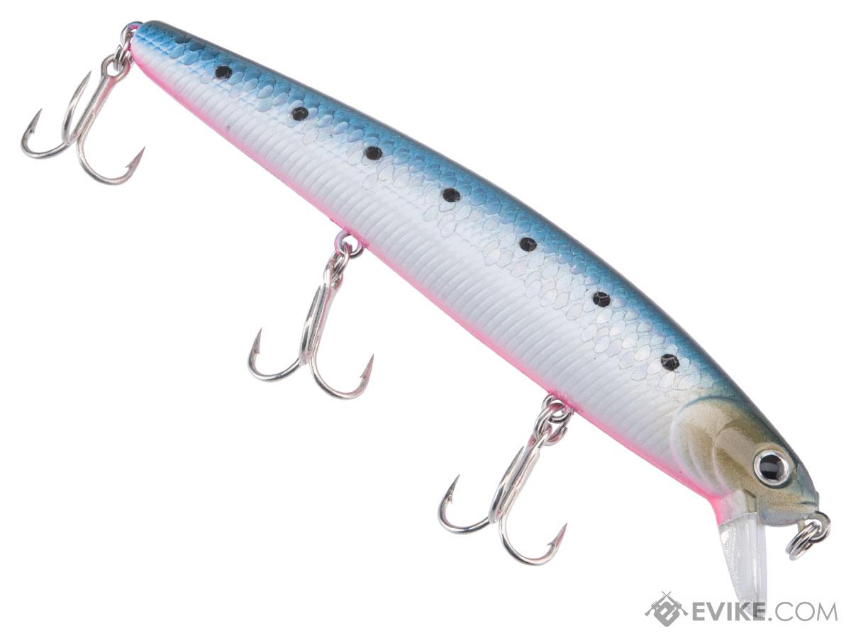 Lucky Craft FlashMinnow Saltwater Fishing Lure (Model: 110 / Super Glow  Blue-Pink Sardine)