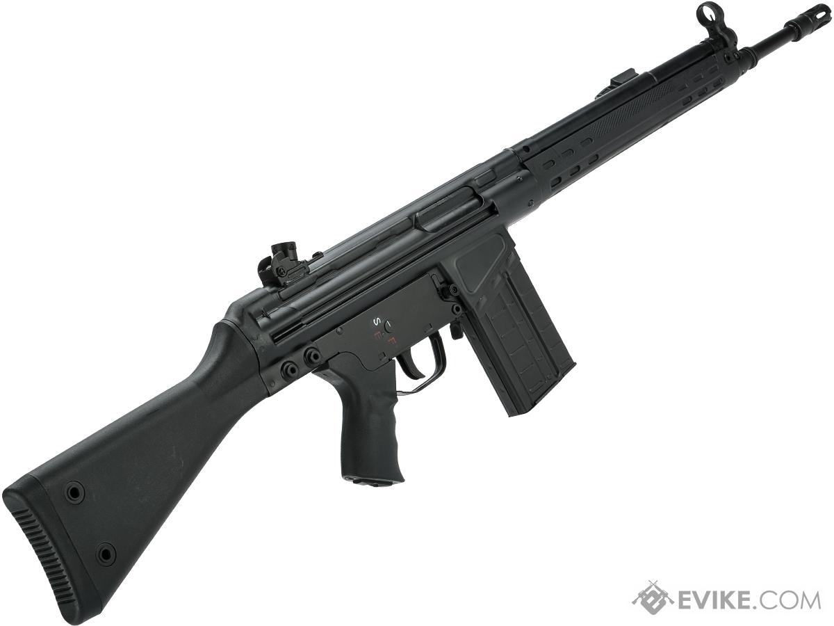 LCT LC-3A3-S Stamped Steel Airsoft AEG Battle Rifle (Color: Black ...