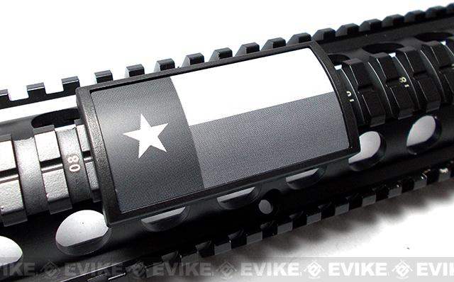 Custom Gun Rails Large Laser Engraved Aluminum Rail Cover (Type: Texas ...