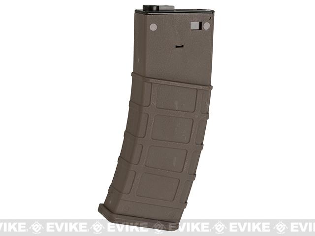 Lonex Polymer Flash Mag 360rd Hi-Cap Magazine for M4 / M16 Series Airsoft AEG (Color: Dark Earth)