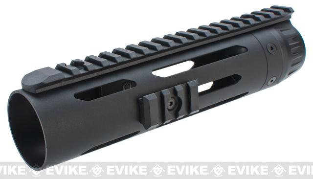 ICS Full Metal Free Float Tubular RIS Handguard for M4 / M16 Series Airsoft AEG Rifles - 8.5