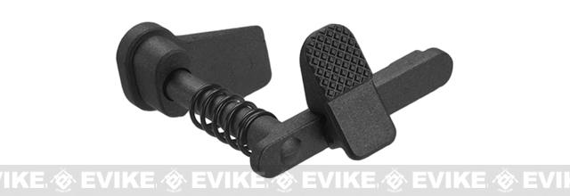 APS Ambidextrous Magazine Release for M4/M16 Series Airsoft AEGs (Color: Black)