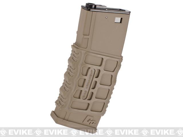 G&G Polymer 330rd G26 Type Hi-Cap Magazine for M4 / M16 Series Airsoft AEG Rifles (Color: Tan)