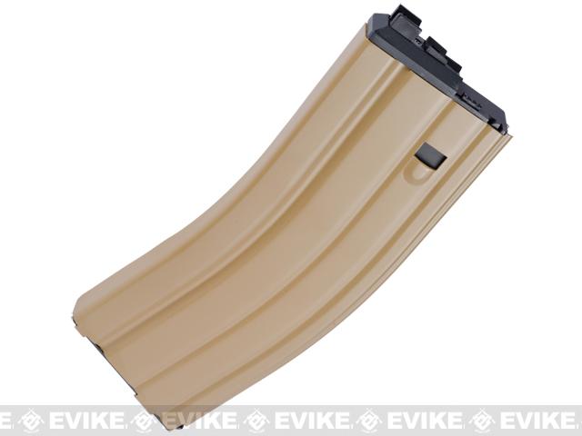 WE-Tech 30 Round Steel Magazine for WE Open Bolt M4 Airsoft Gas Blowback Series Rifles (Version: CO2 / Tan)