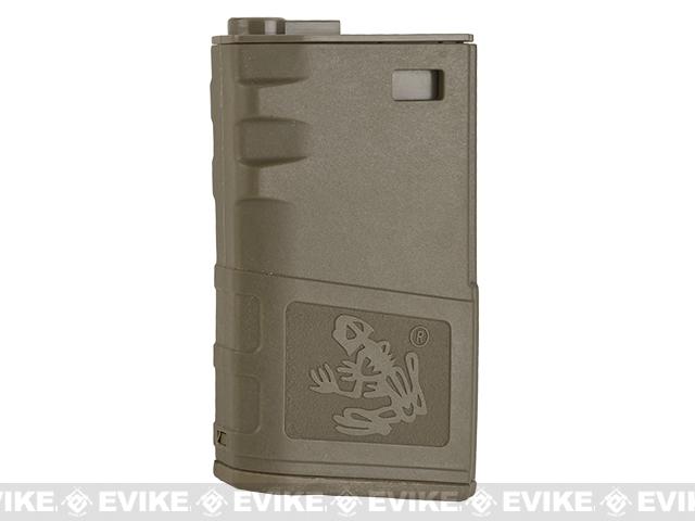 G&P 140rd Short Skull Frog Hi-Cap Magazine for M4 / M16 Series Airsoft AEG Rifles (Color: Dark Earth)