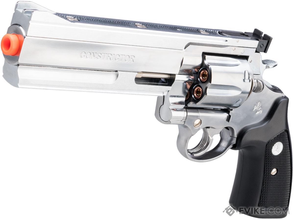 Marushin Colt Constrictor .44 Gas Powered Airsoft Revolver (Color: Ultra Bright Polish)