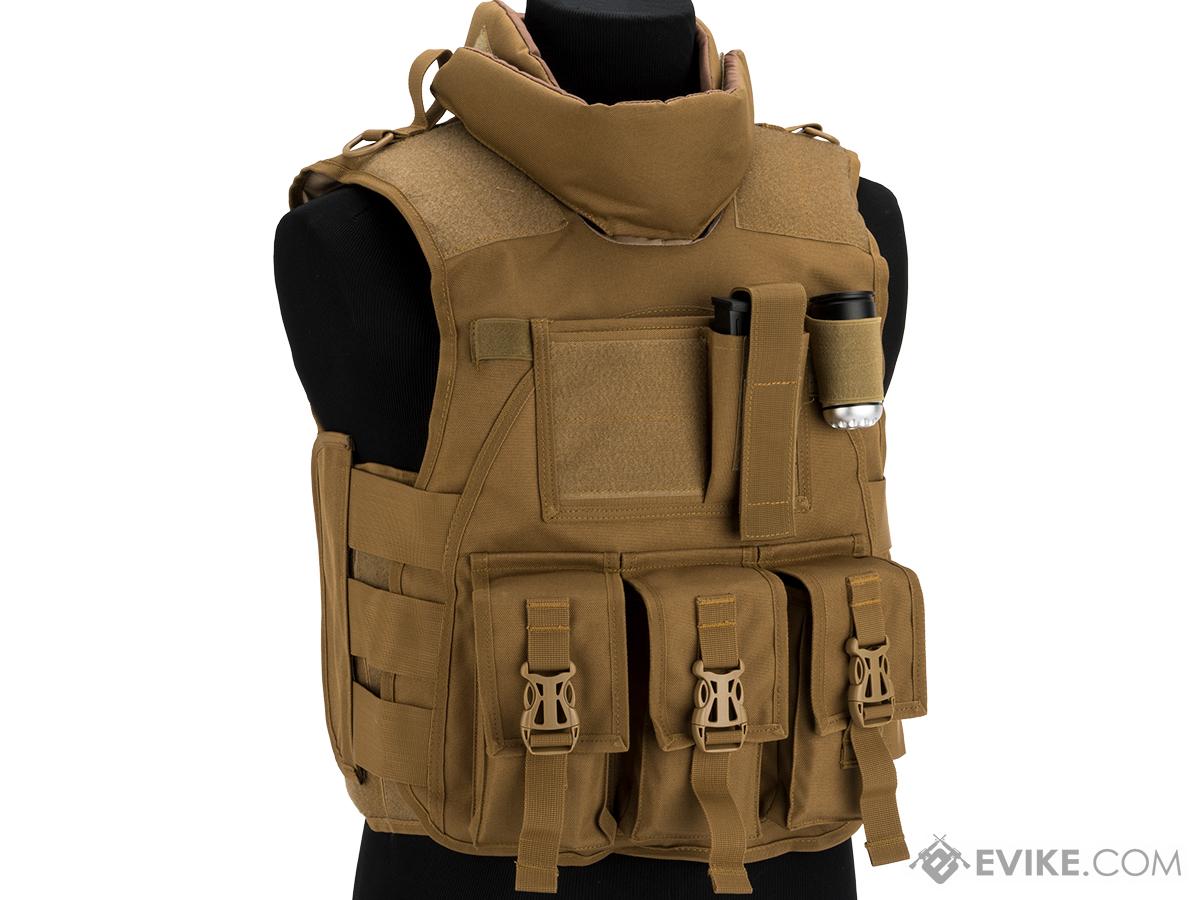 Matrix Sdeu Ultra Light Weight Airsoft Tactical Vest Color Tan