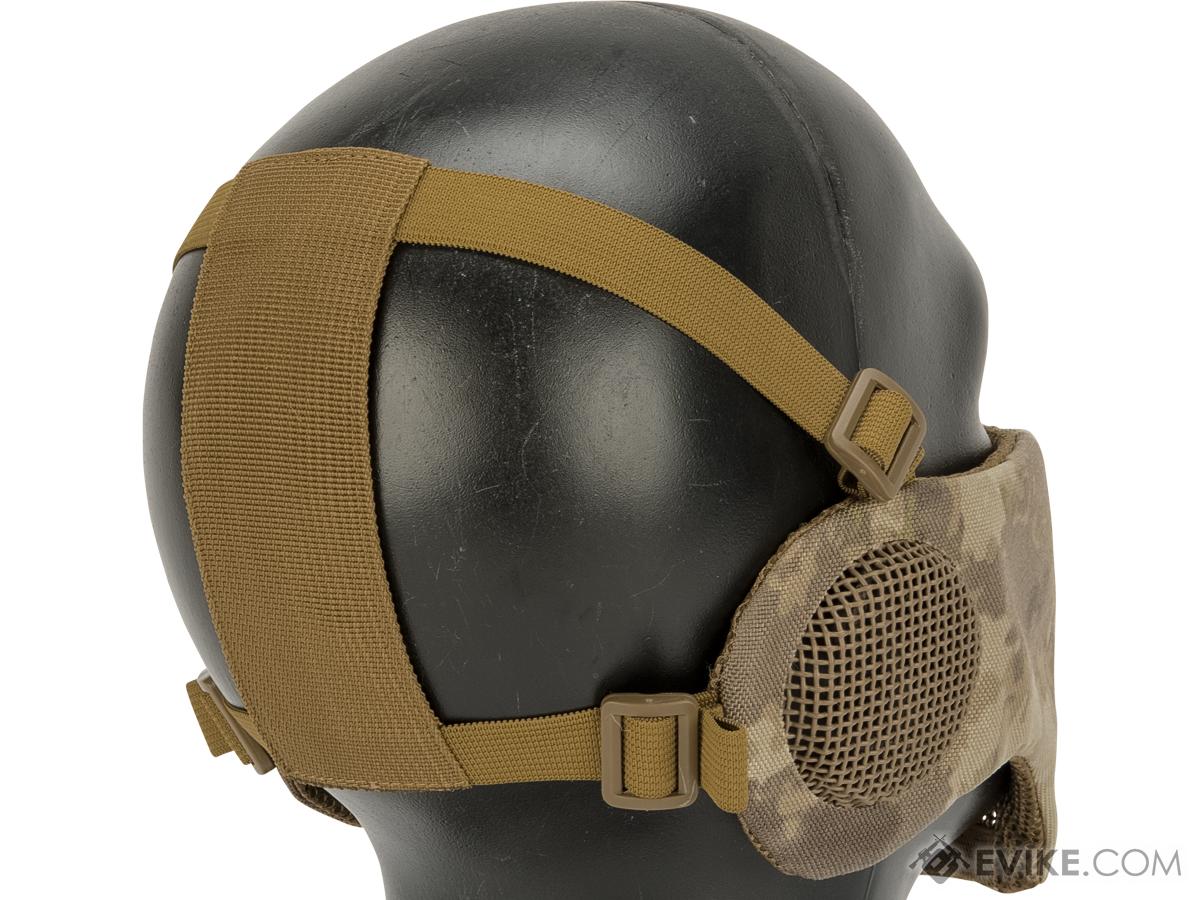 Matrix Carbon Striker Mesh Mask w/ Integrated Mesh Ear Protection ...