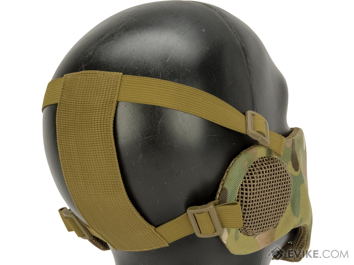 Matrix Carbon Striker Mesh Mask w/ Integrated Mesh Ear Protection ...