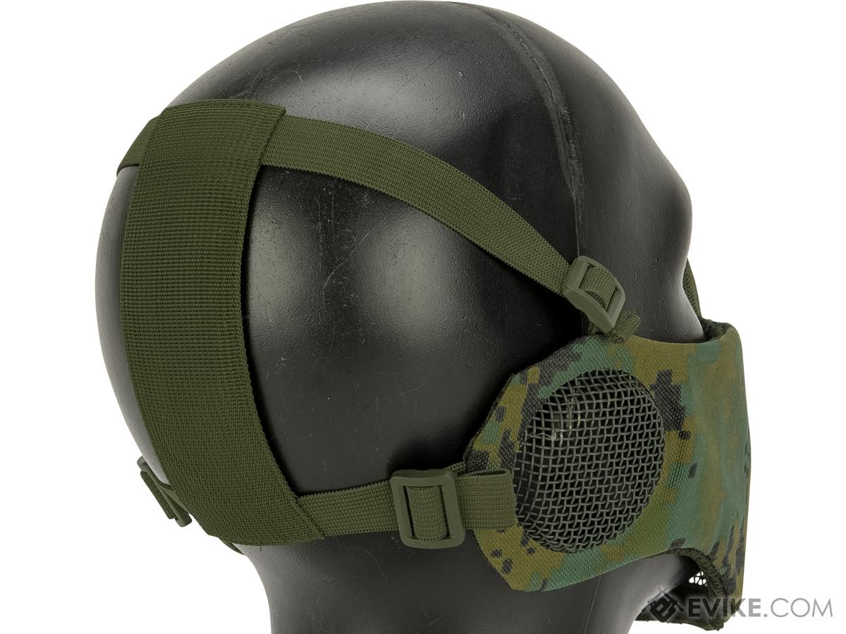 Matrix Carbon Striker Mesh Mask w/ Integrated Mesh Ear Protection ...