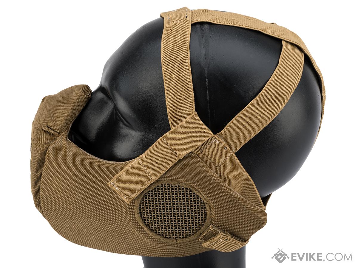 Matrix V5 Conquerors Mask Half Face Mask w/ Ear Protection (Color: Tan ...