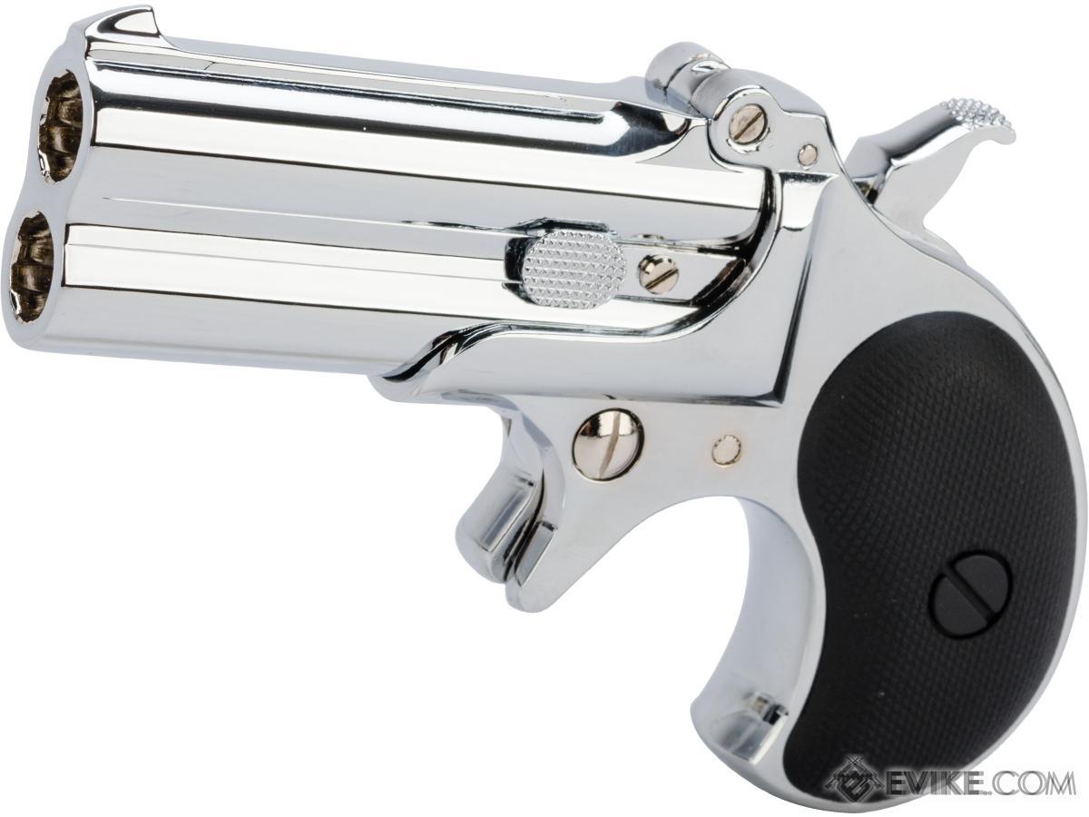 Maxtact Gas Powered Full Metal Derringer Airsoft Double Barrel Pistol ...