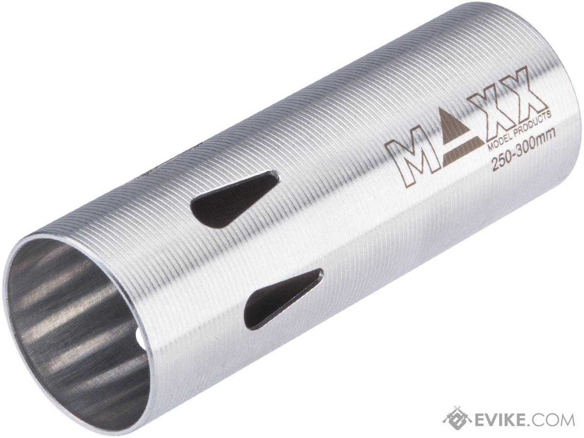 Maxx Model CNC Hardened Stainless Steel Airsoft AEG Cylinder (Model: Type D / 250-300mm)