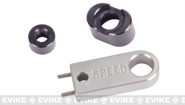 SPEED Airsoft M4/M16 AEG Mag Button with Pin Tool - (Black)