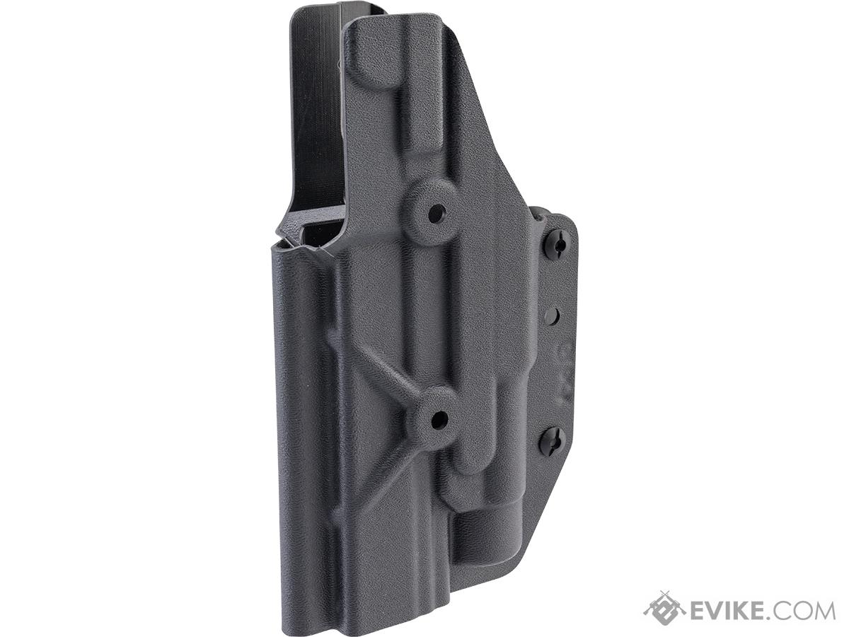 Milwaukee Custom Kydex Alpha Series Kydex Holster for GLOCK Double Stack Pistols (Color: Black / TLR-1)