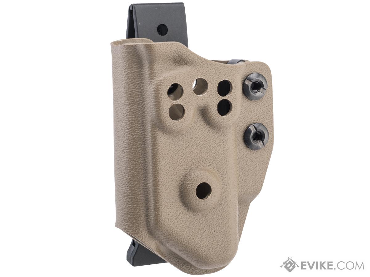 MC Kydex Universal Double Stack 9mm Magazine Carrier (Color: Flat Dark Earth / Standard)