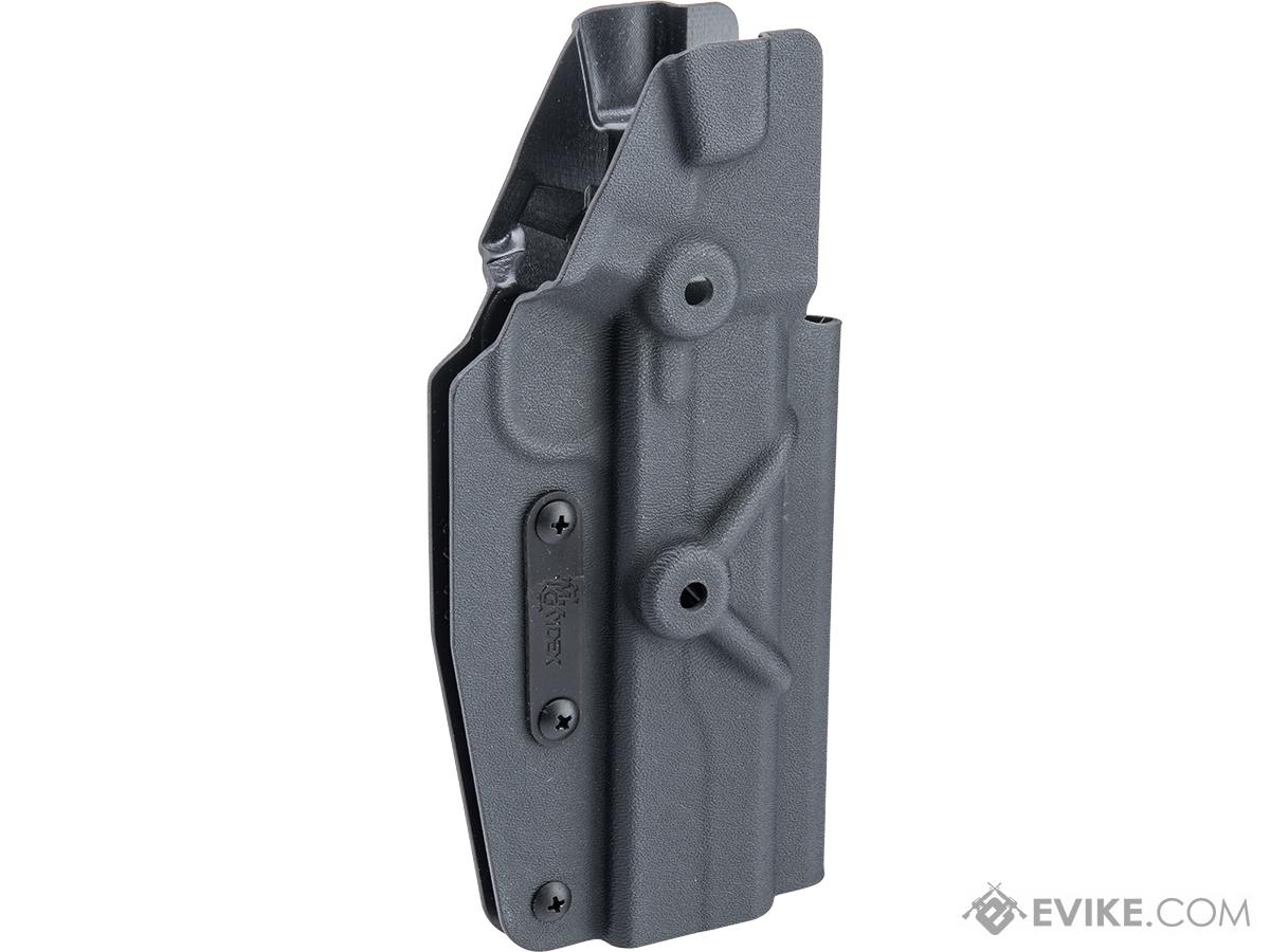 Milwaukee Custom Kydex Alpha Series Kydex Holster for 1911 Gas Airsoft Pistols (Color: Black / Non-Lightbearing)