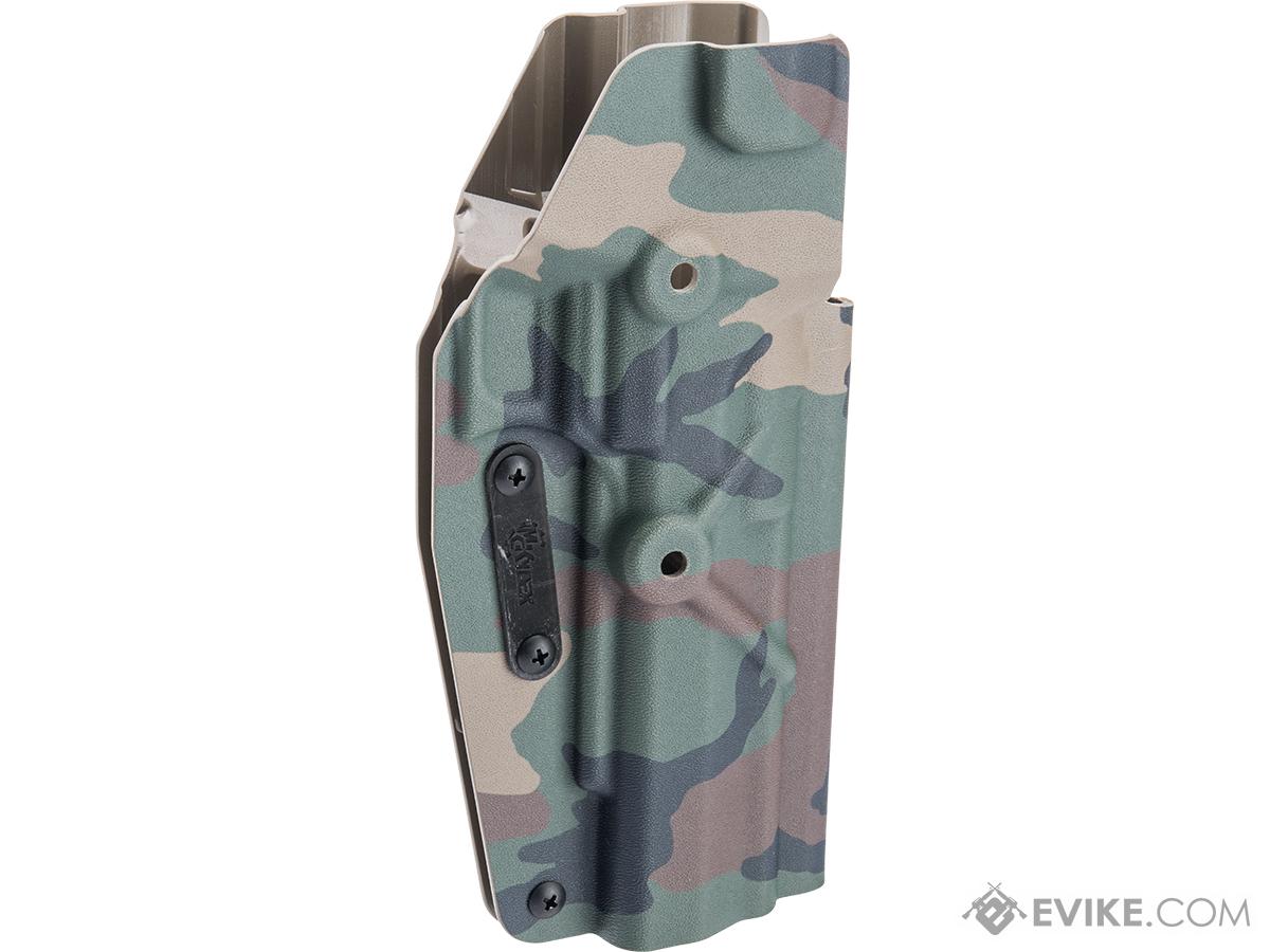 Milwaukee Custom Kydex Alpha Series Kydex Holster for Desert Eagle Gas Airsoft Pistols (Color: M81 Woodland / Non-Lightbearing)