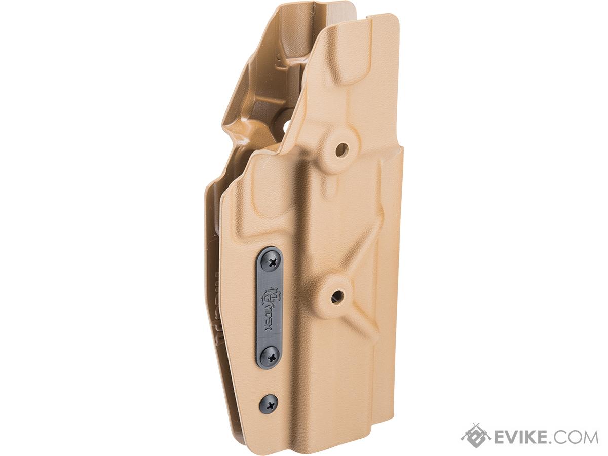 Milwaukee Custom Kydex Alpha Series Kydex Holster for Hi-CAPA Gas Airsoft Pistols (Color: Coyote Brown / Non-Lightbearing)
