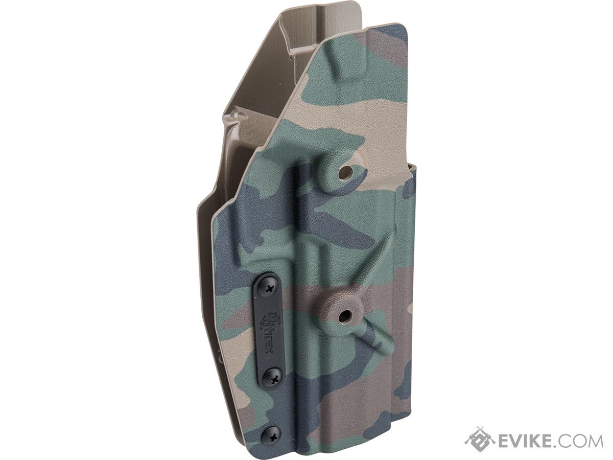 Milwaukee Custom Kydex Alpha Series Kydex Holster for SIG Sauer M17 Pistols (Color: M81 Woodland / Non-Lightbearing)