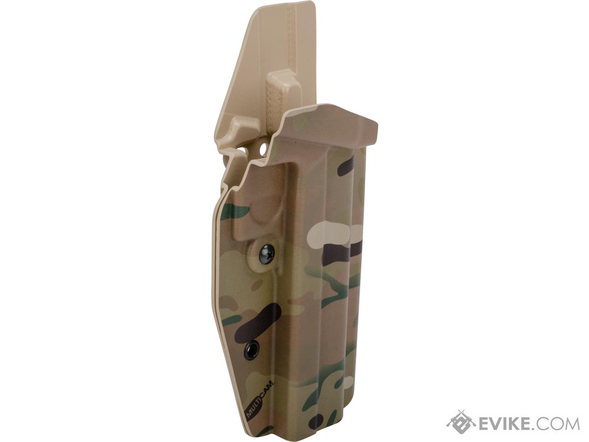 MC Kydex Airsoft Elite Series Pistol Holster for 2011 / Hi-Capa Series (Model: Multicam / No Attachment / Right Hand)