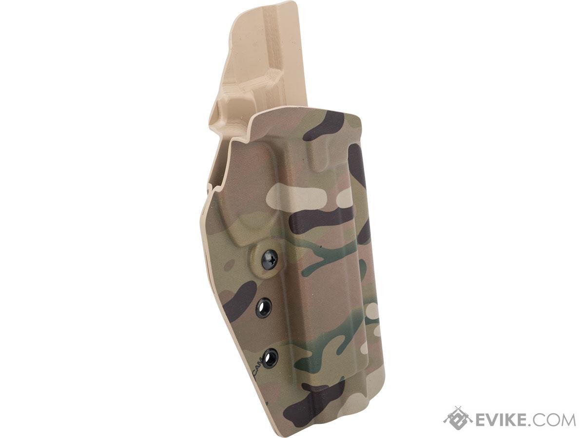 MC Kydex Airsoft Elite Series Pistol Holster for CZ SP-01 Shadow (Model: Multicam / No Attachment / Right Hand)