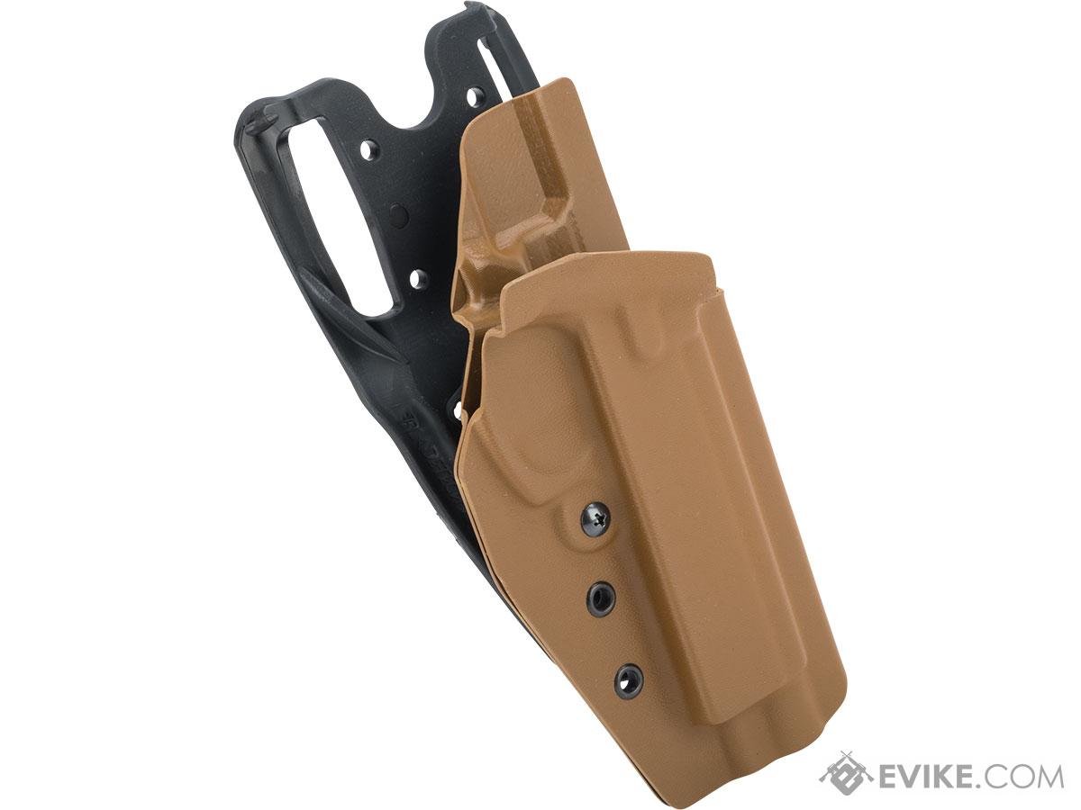 MC Kydex Airsoft Elite Series Pistol Holster for CZ SP-01 Shadow (Model: Coyote Brown / Duty Drop / Right Hand)