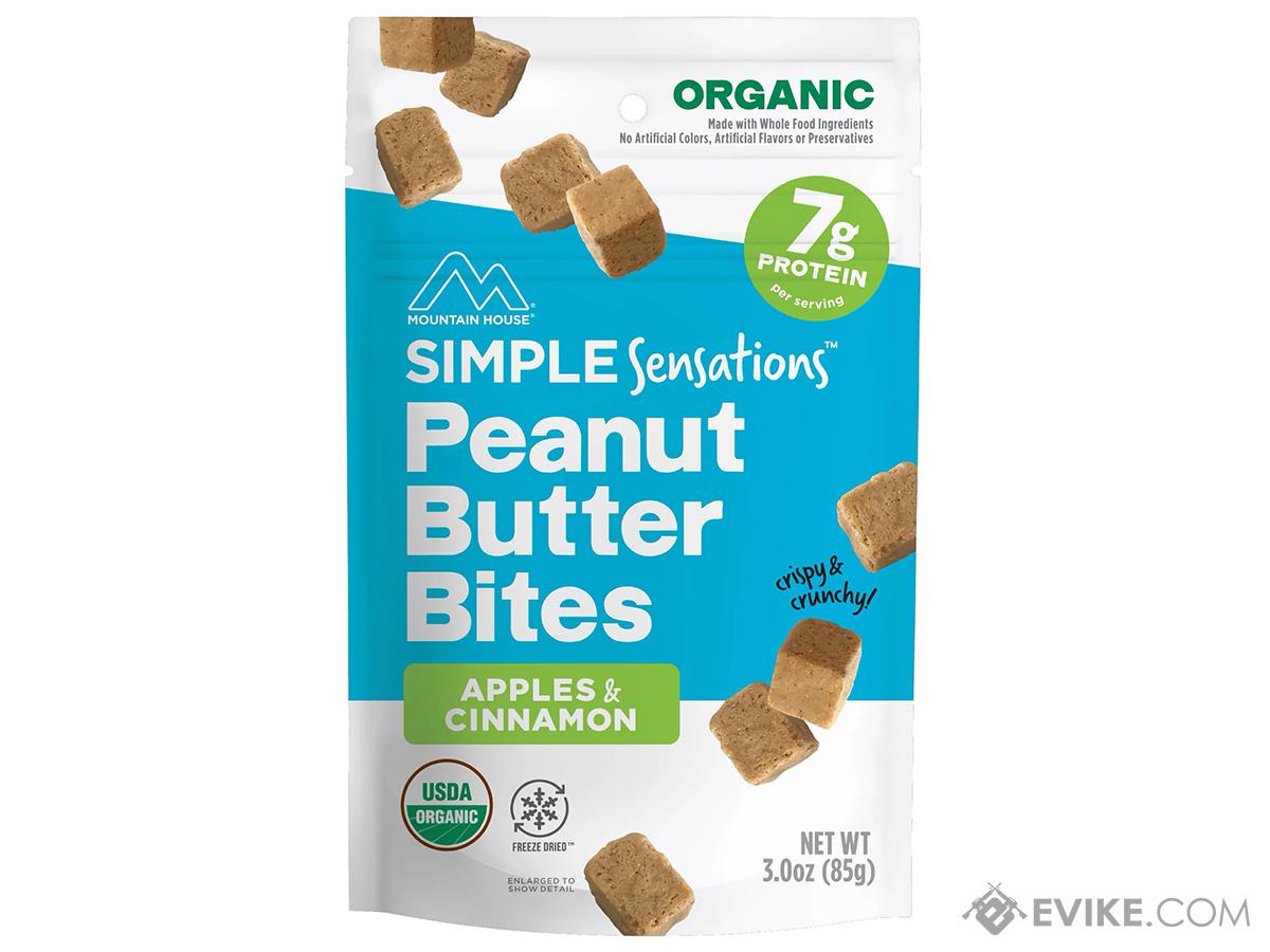 Mountain House Simple Sensations Freeze Dried Peanut Butter Bites (Model: Apples & Cinnamon)