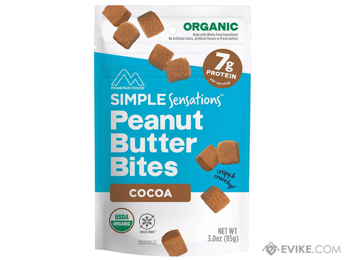 Mountain House Simple Sensations Freeze Dried Peanut Butter Bites (Model: Cocoa)